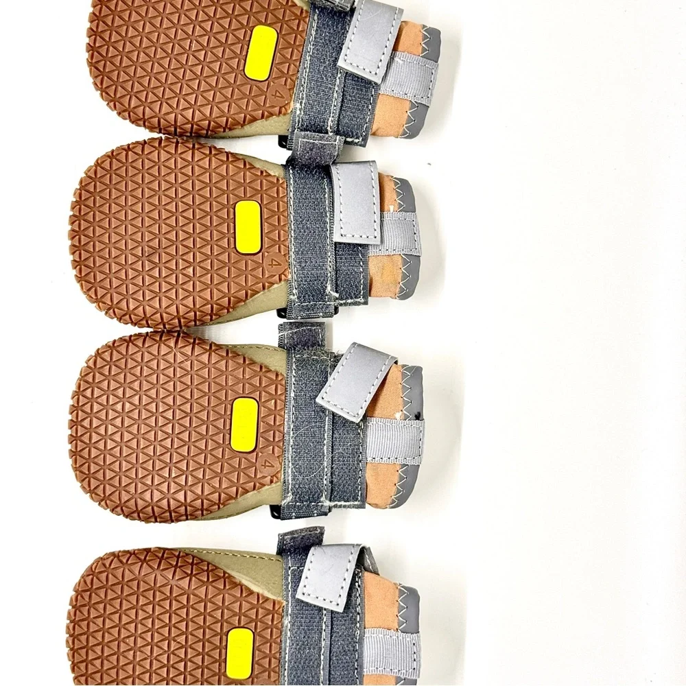 JZXOIVA DOG SHOES Size 6 Medium Paw Protection Indoor Outdoor Cold Hot Rain T269